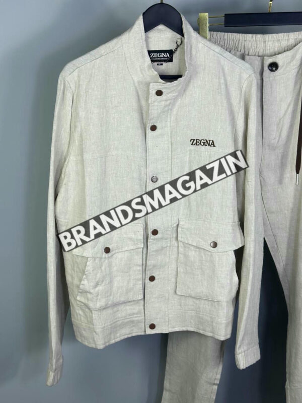 Льняной костюм Zegna BM70657977 2