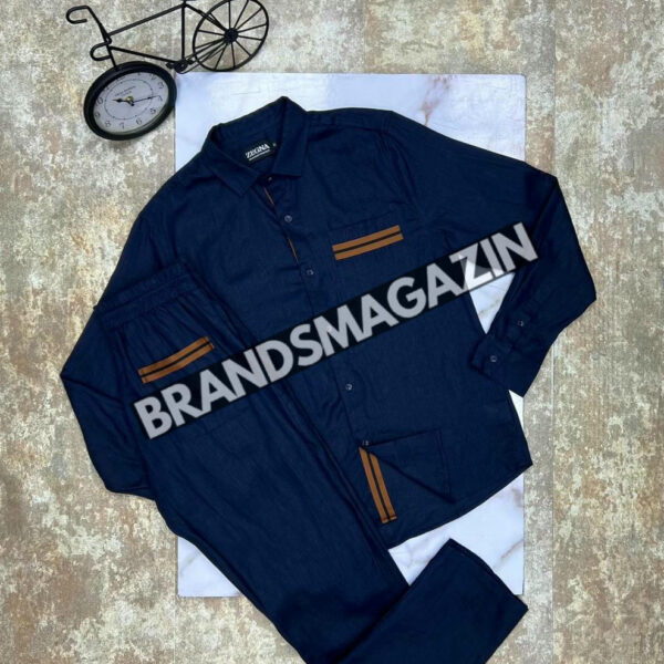 Льняной костюм Zegna BM71568977