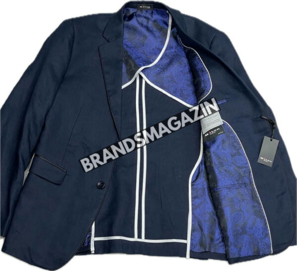 Льняной пиджак Kiton BM72205577 2