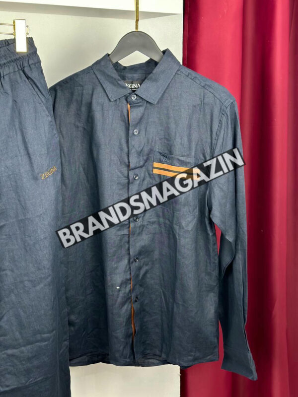 Льняной костюм Zegna BM71569477 4