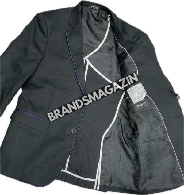 Льняной пиджак Kiton BM72205677 3