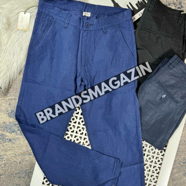 Льняные брюки Brioni BM70594377