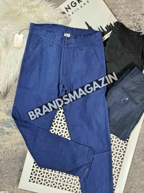 Льняные брюки Brioni BM70594377