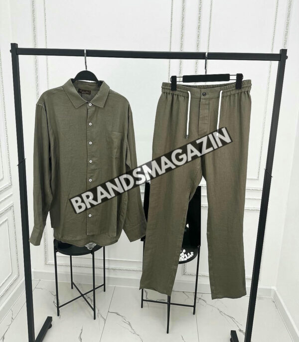 Льняной костюм Loro Piana BM71822477