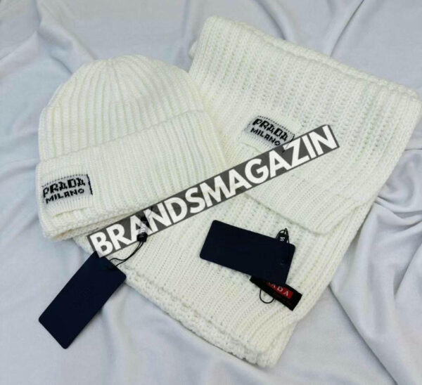 Комплект шапка и шарф Prada BM46385201277
