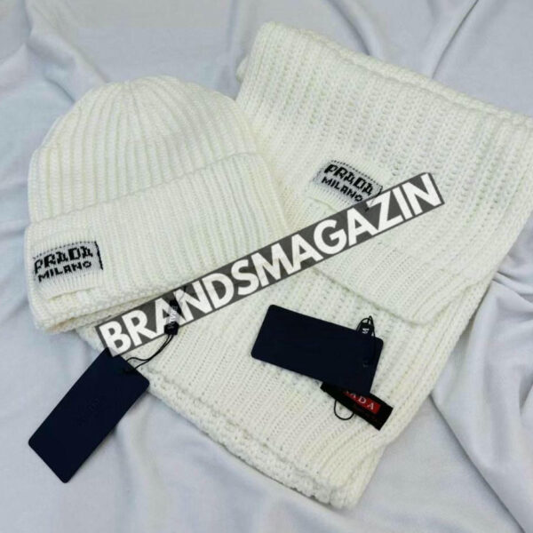 Комплект шапка и шарф Prada BM46385201277