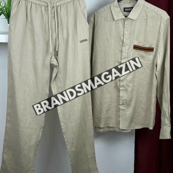 Льняной костюм Zegna BM71569677