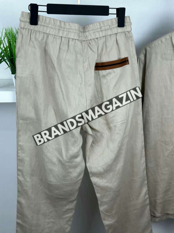 Льняной костюм Zegna BM71569677 2