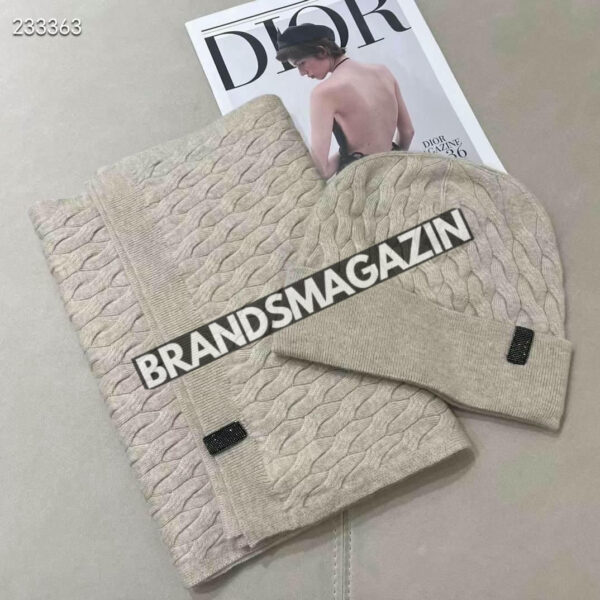 Комплект Brunello Cucinelli (шапка + шарф) BM45987106377