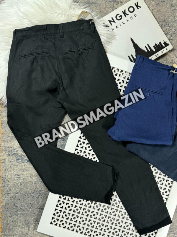 Льняные брюки Brioni BM70594477 4