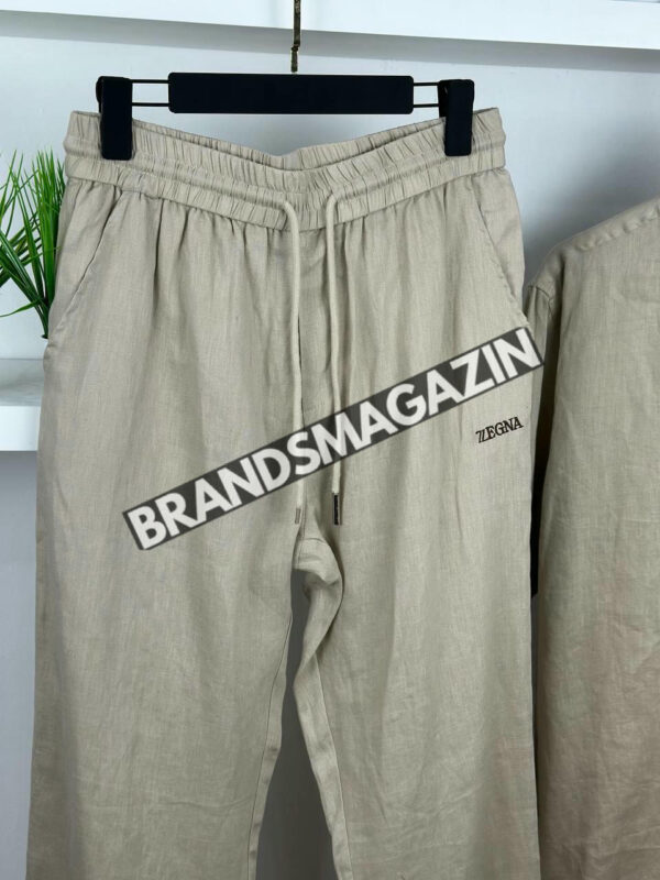Льняной костюм Zegna BM71569677 4