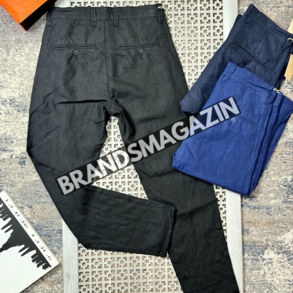 Льняные брюки Brioni BM70594577
