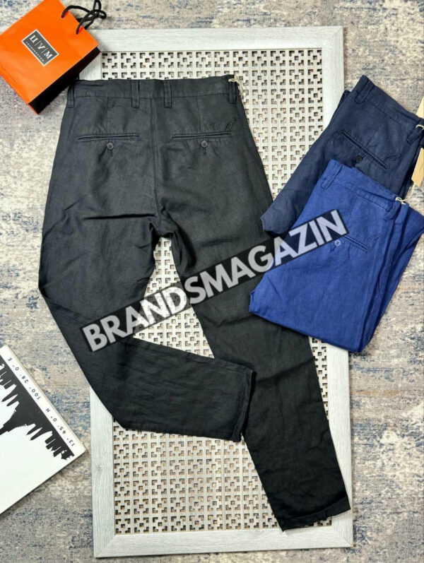 Льняные брюки Brioni BM70594577