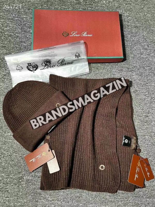 Комплект Loro Piana (шарф + шапка) BM46567670277