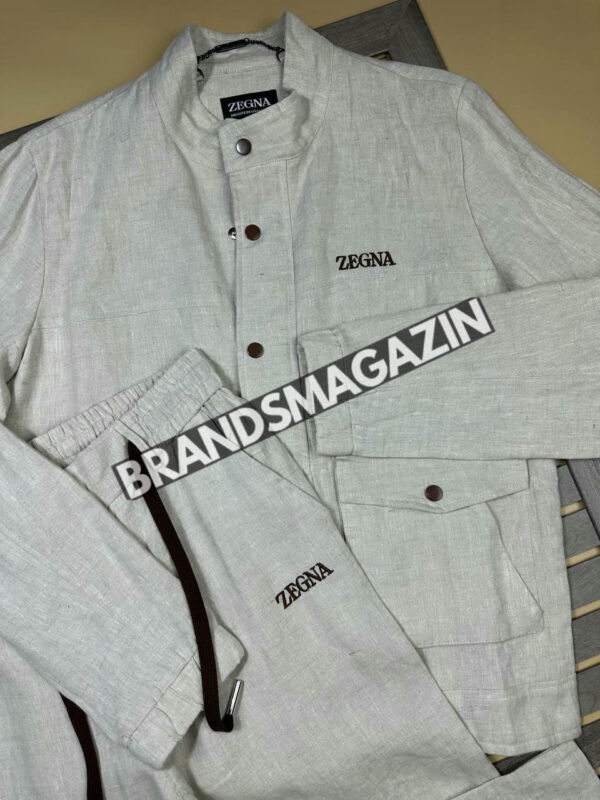 Льняной костюм Zegna BM72121377 2