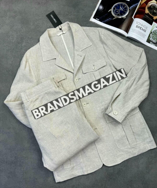 Льняной костюм Tom Ford BM7004177 Льняной костюм Tom Ford BM7004177