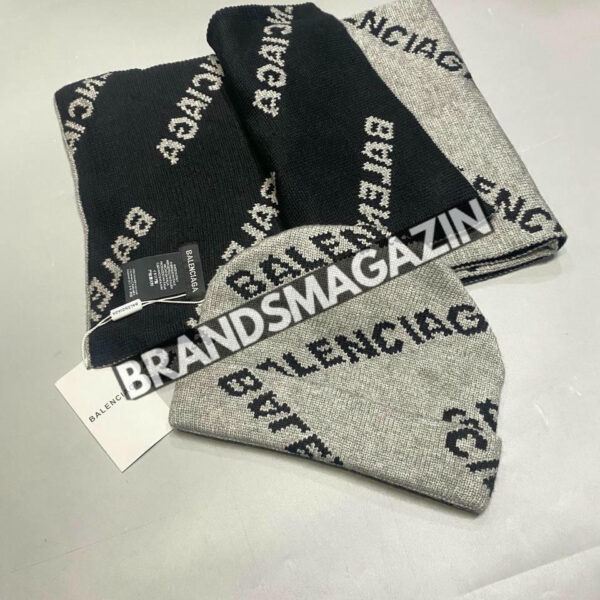Комплект шапка и шарф Balenciaga BM46385181077