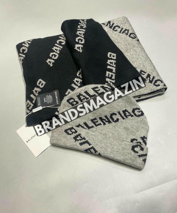 Комплект шапка и шарф Balenciaga BM46385181077 Комплект шапка и шарф Balenciaga BM46385181077