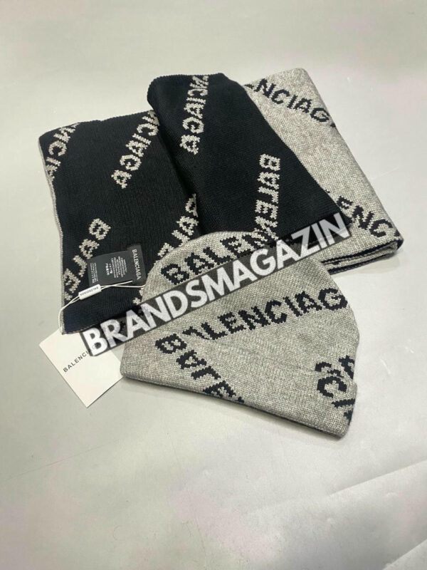 Комплект шапка и шарф Balenciaga BM46385181077