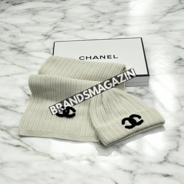 Комплект Chanel (шапка + шарф) BM46639049077 4