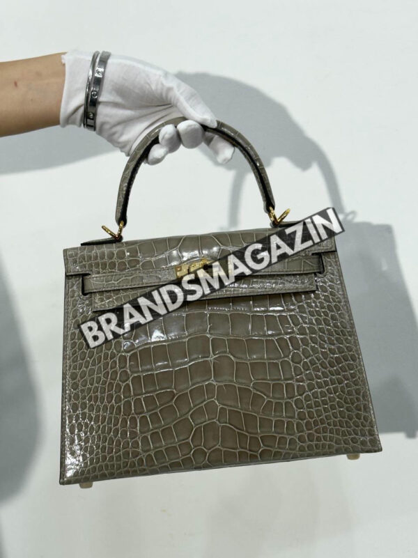 Сумка Hermes из кожи крокодила 25 см BM46622532577 2