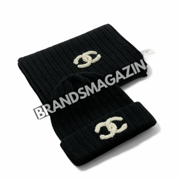 Комплект Chanel (шапка + шарф) BM46639058277