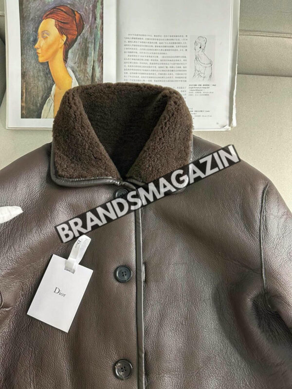 Дублёнка двухсторонняя Dior BM46465743677 4