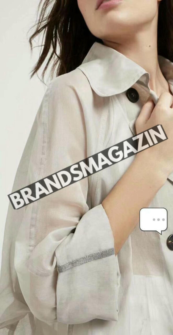 Плащ Brunello Cucinelli BM7107377 5