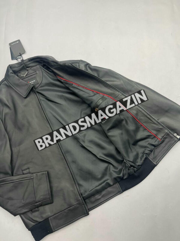 Кожаная куртка Kiton BM46465234777 3