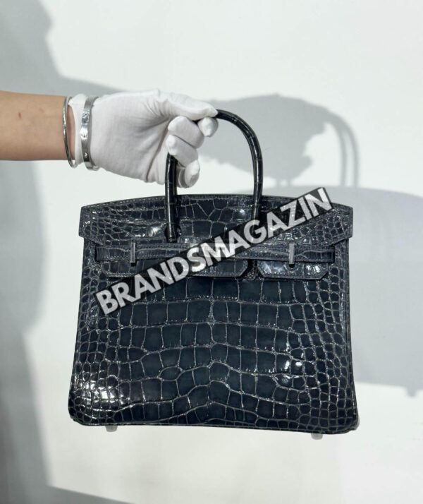 Сумка Hermes из кожи крокодила 25 см BM46622488577 3