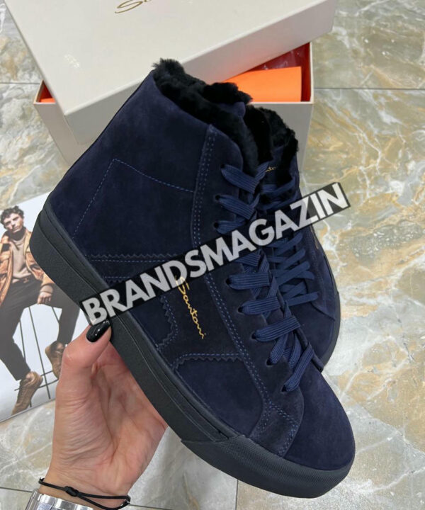 Высокие кеды Santoni BM46944276877 Высокие кеды Santoni BM46944276877