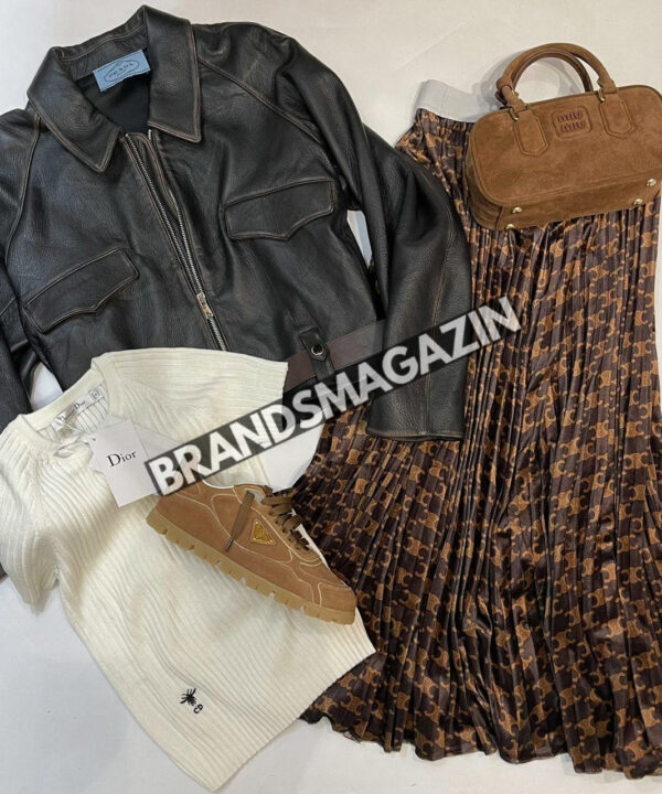 Кожаная куртка Prada BM46113532077 Кожаная куртка Prada BM46113532077