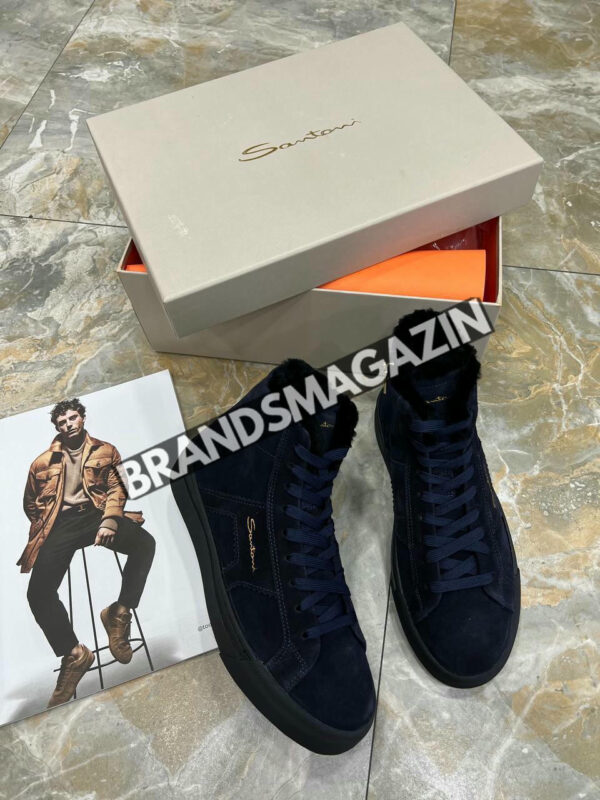 Высокие кеды Santoni BM46944276877 2
