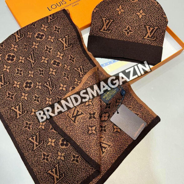 Комплект шапка и шарф Louis Vuitton BM46496337077