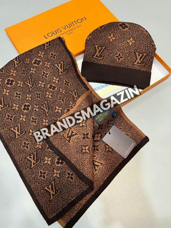 Комплект шапка и шарф Louis Vuitton BM46496337077