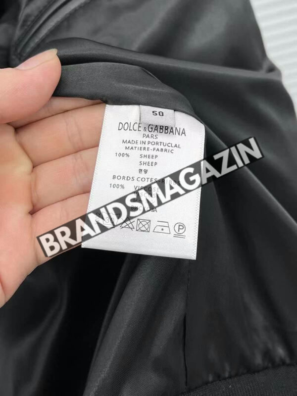 Кожаный бомбер Dolce&Gabbana BM46293455477 8