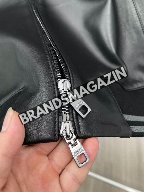 Кожаный бомбер Dolce&Gabbana BM46293455477 9