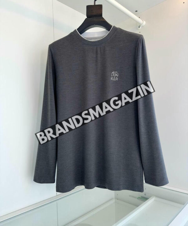 Лонгслив Brunello Cucinelli BM46913671977 Лонгслив Brunello Cucinelli BM46913671977