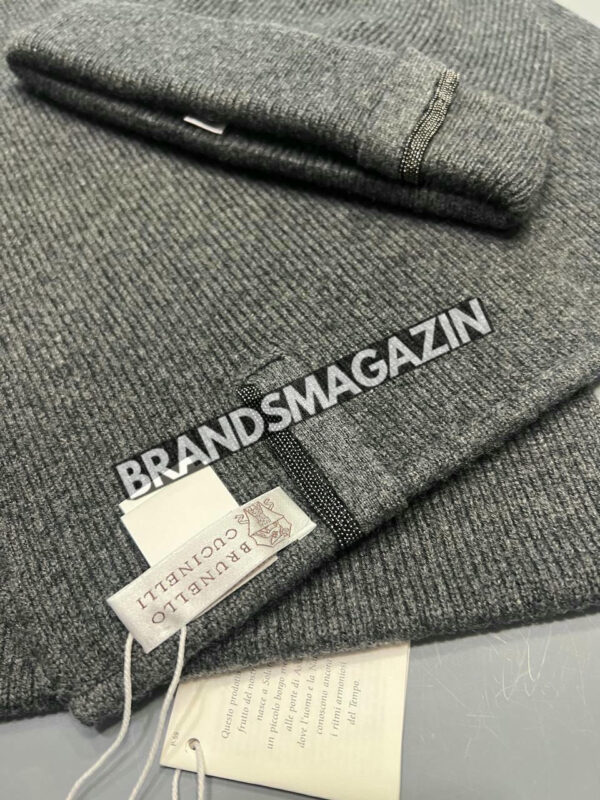 Комплект Brunello Cucinelli (шапка + шарф) BM46335448577 5
