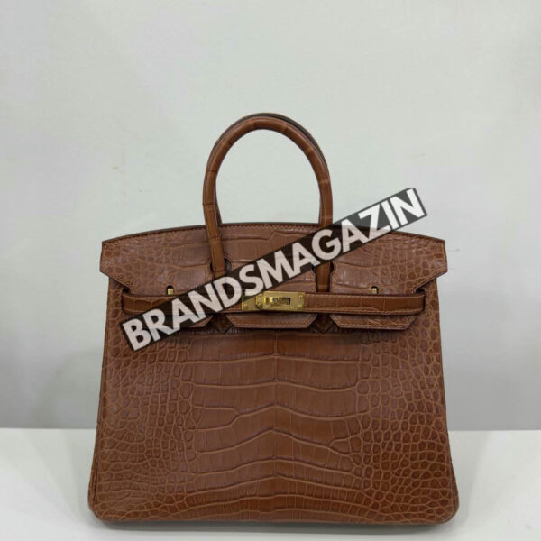 Сумка Hermes из кожи крокодила 25 см BM46622485577