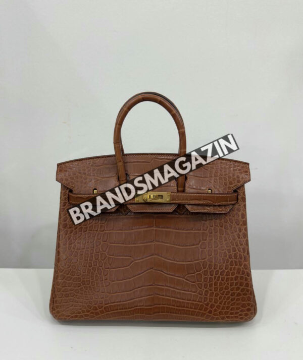 Сумка Hermes из кожи крокодила 25 см BM46622485577
