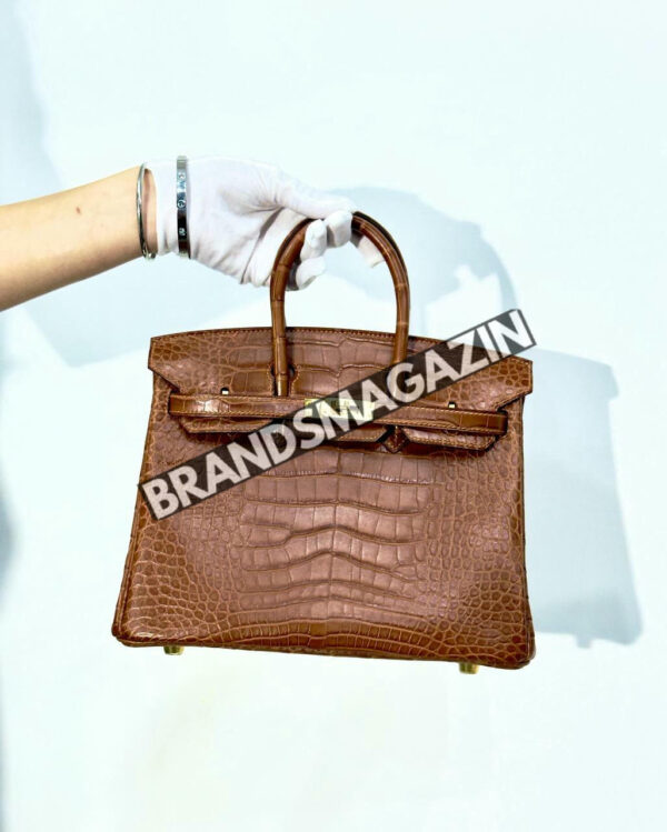 Сумка Hermes из кожи крокодила 25 см BM46622485577 3