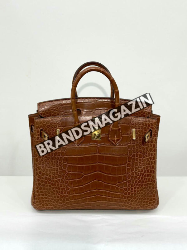 Сумка Hermes из кожи крокодила 25 см BM46622485577 2