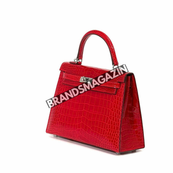 Сумка Hermes из кожи крокодила 25 см BM47058062677 3