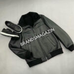 Кожаная куртка Prada BM46465199177