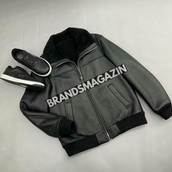 Кожаная куртка Prada BM46465199177