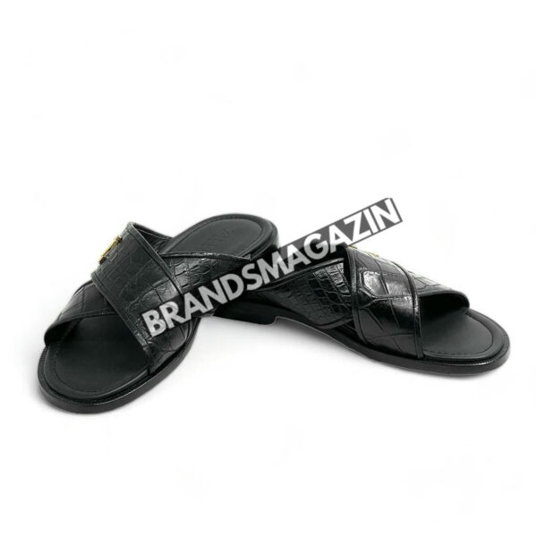 Шлепанцы Zilli из кожи крокодила BM69537877