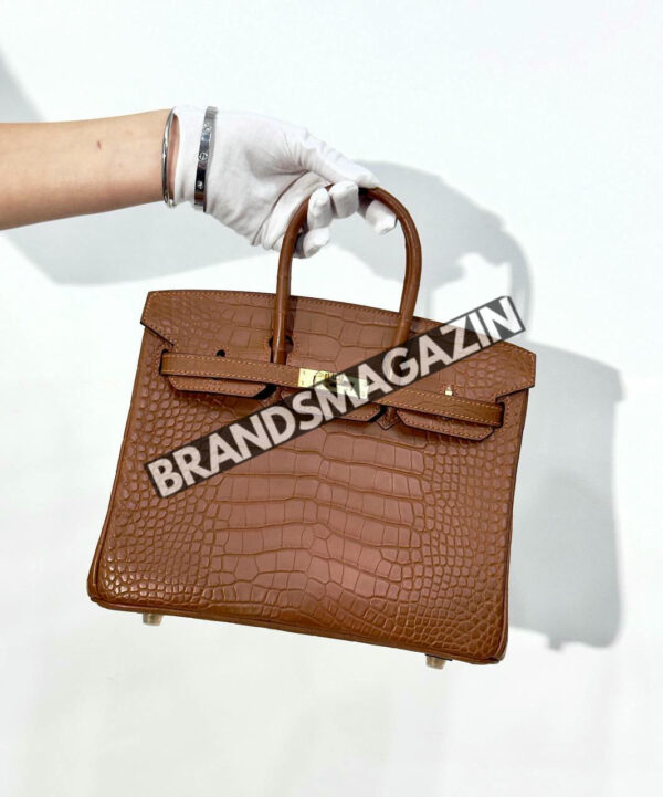 Сумка Hermes из кожи крокодила 25 см BM46622481277 3