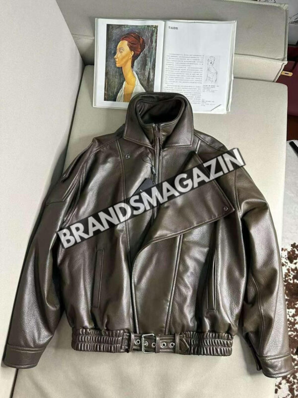 Кожаная куртка Yves Saint Laurent BM45775856677