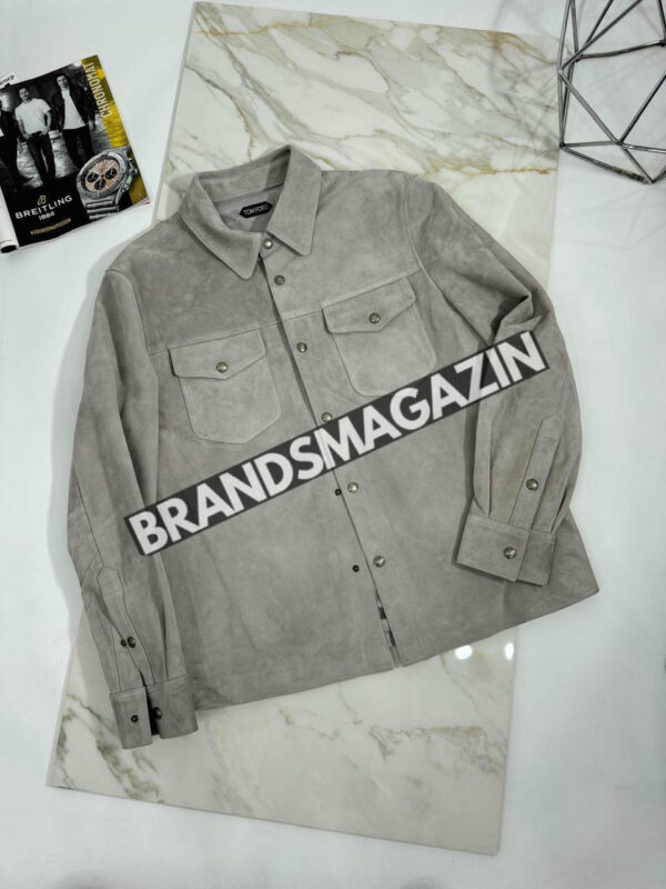 Замшевая куртка Tom Ford BM46293403577 3